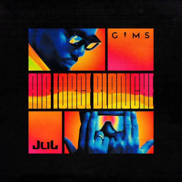 Cover art for AIR FORCE BLANCHE (feat. JUL) — GIMS